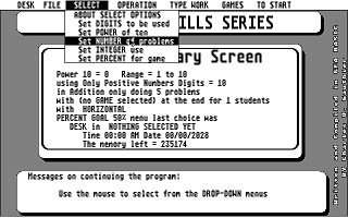 Basic Math Skills Series - Whole Numbers & Decimals atari screenshot